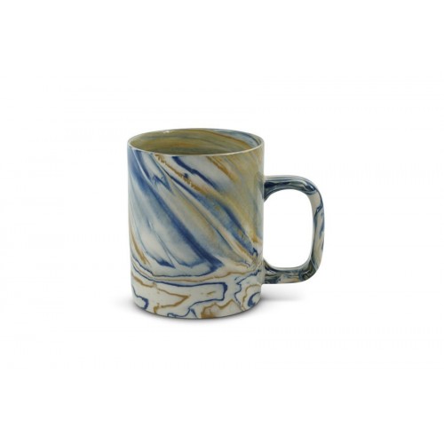 Stoneware mug Cyl, mustard (Kinta)