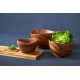 Salad bowl in acacia wood 19 cm (Kinta)