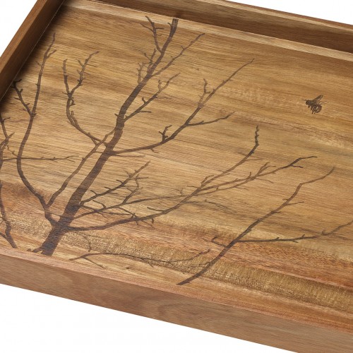 Wooden tray, Tree (Räder)