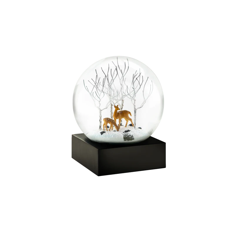 Snow globe, Deers in the snow (Cool Snow Globes) Pomme Piment