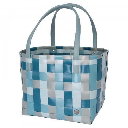 Shopper bag Color block, blue mix (Handed By)