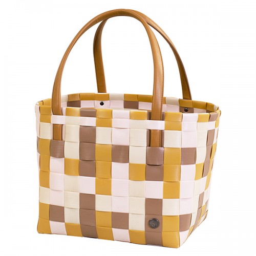 Panier Color block mix miel (Handed By)