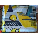 Rectangular tray 37 cm x 43 cm, Suzanne citrus (Lalie Design)