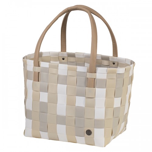 Panier shopper Color block Mix beige (Handed By)