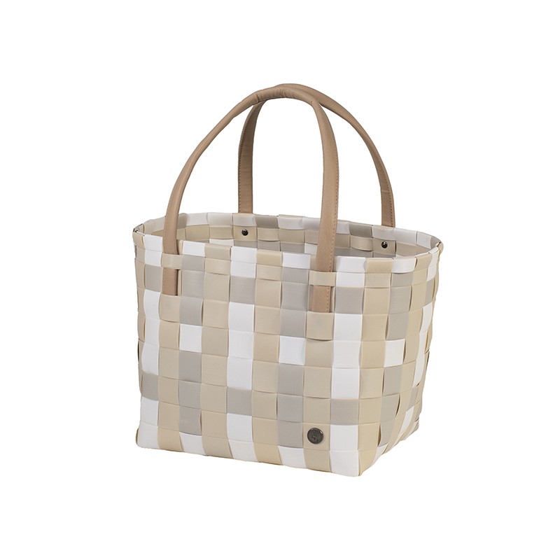 Panier shopper Color block mix beige (Handed By)