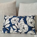 Cotton cushion 1930 Gold, caramel (Oiseaux Muses)
