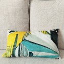 Cushion in cotton, Suzanne citrus (Lalie Design editor)