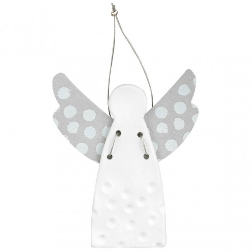 Little angel ornement in porcelain and paper (Räder)