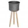 Corbeille sur pieds hauts, Gris foncé (Handed By)