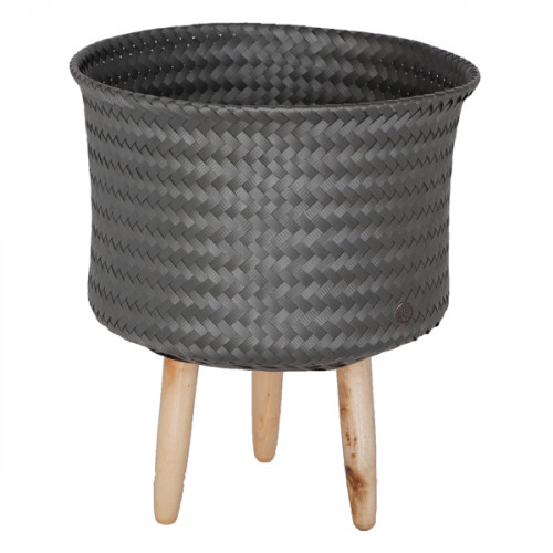 Basket for plant up Mid, dark grey (Handed By)