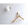 Patère en bois & miroir Bolet GM (Reine Mère)