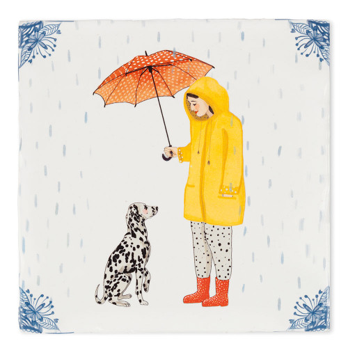 Carreau céramique, It's raining Dogs (StoryTiles)