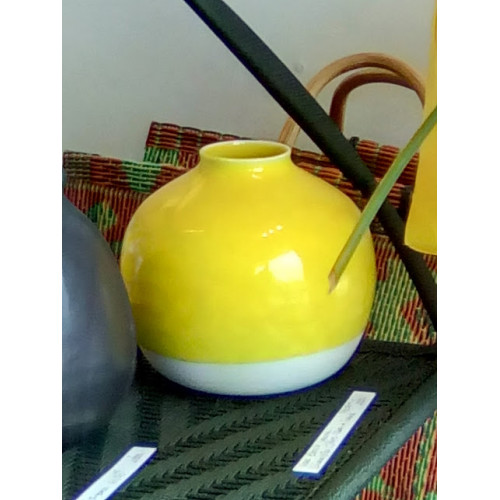 Vase ceramik Nèfle citrus yellow (Jars Céramistes)