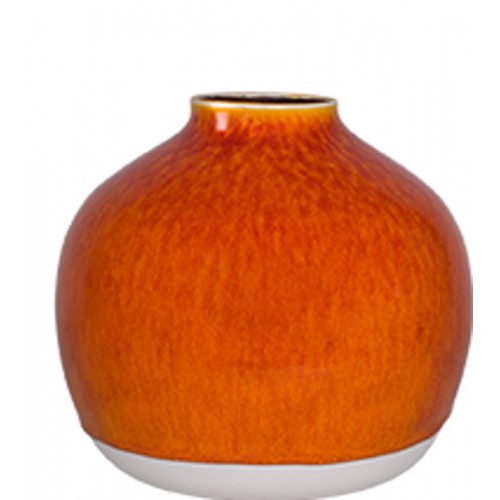 Vase boule jaune citron (Jars Céramistes)