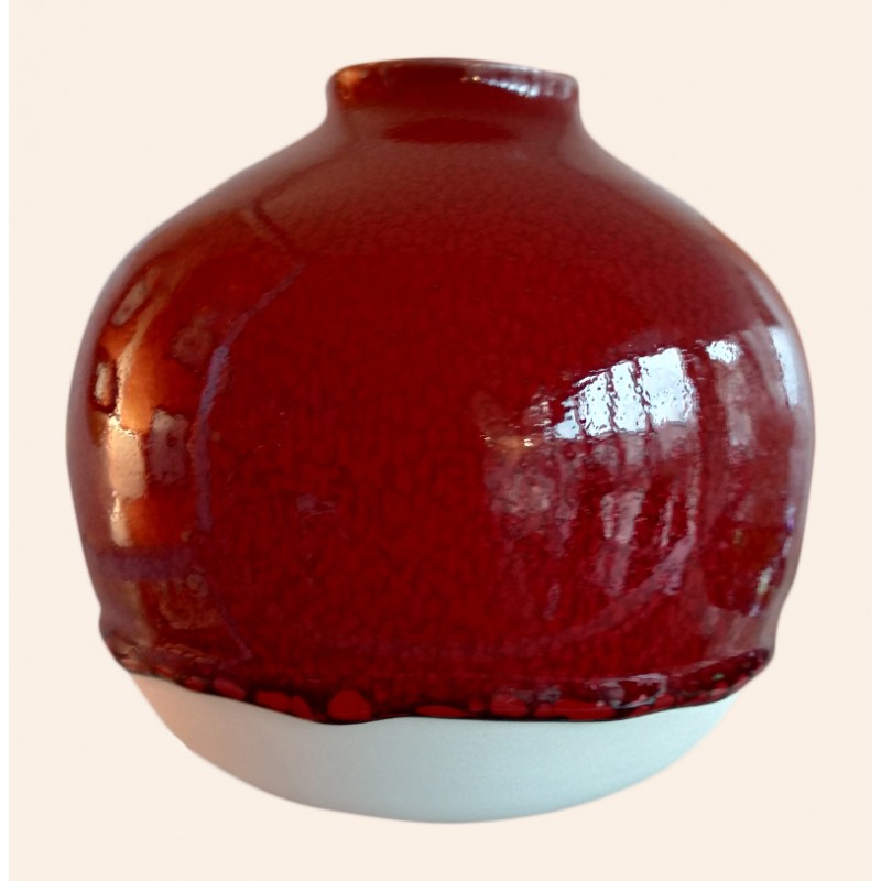 Vase boule jaune citron (Jars Céramistes)