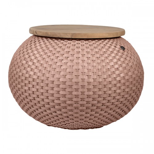 Table basse Halo rose blush (Handed By)
