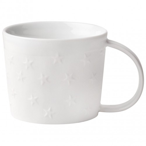 Mug in porcelain, stars (Räder)