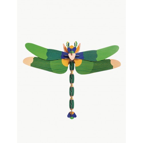 Wall totem, Green dragonfly (Studio ROOF)