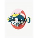Wall totem little fish, Clown fish (Studio ROOF)