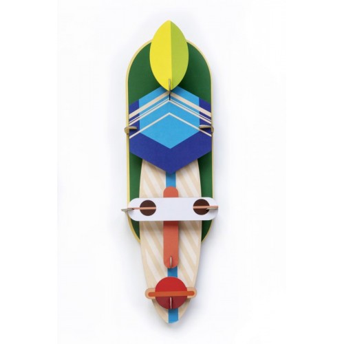 Wall totem, London mask (Studio ROOF)