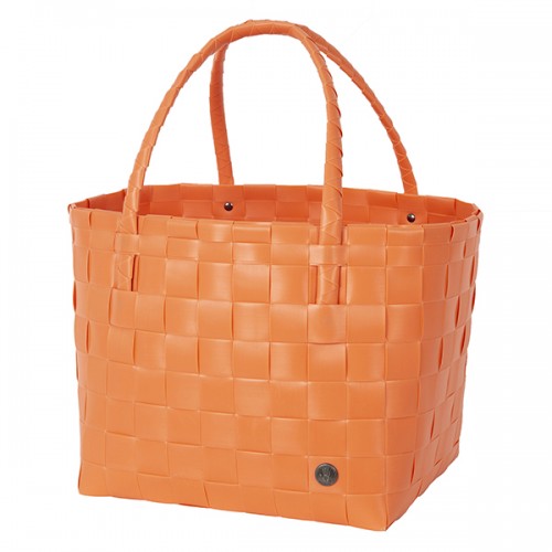 Shopping bag Paris, coral orange (Handed By)