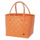 Shopping bag Paris coral orange (Handed By)