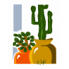 Poster Cactus 30 cm x 40 cm (Bénédicte Jaffart)