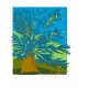 Affiche L'arbre aux reflets jaunes (Bénédicte Jaffart)