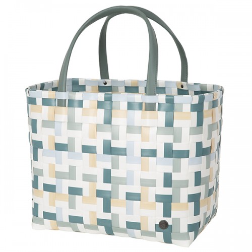 Shopper bag Fifty fifty blue green (Handed By)