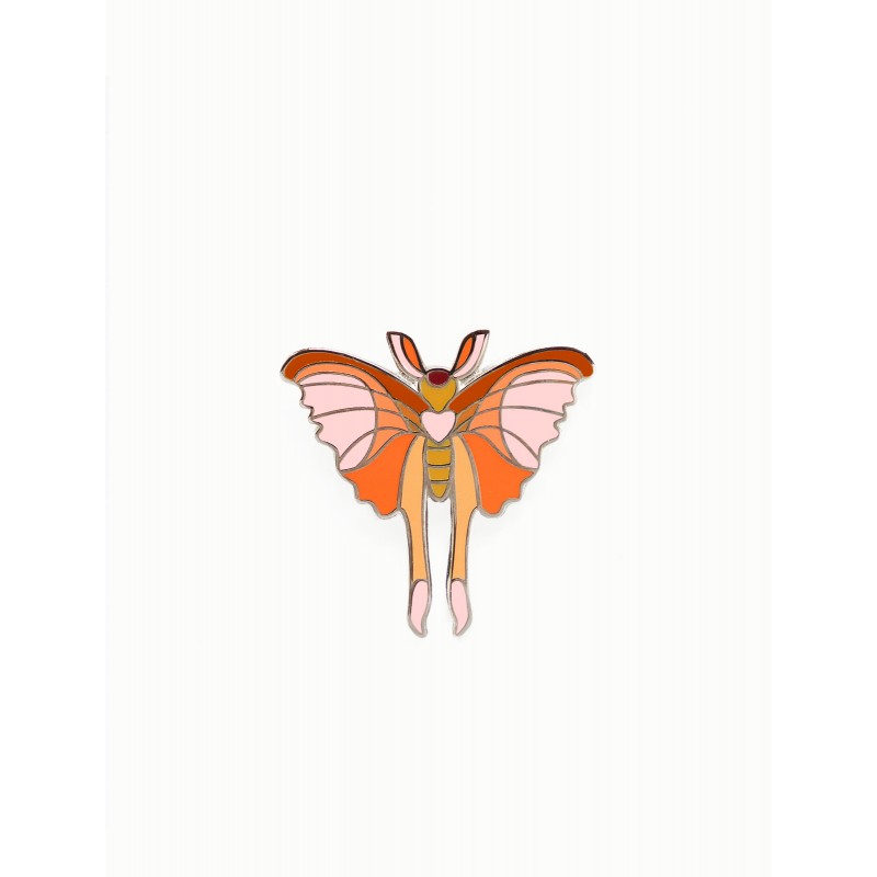 Jolie Broche Papillon émaillée - Bijou Fantaisie Occasion - Parfait Pour Accessoiriser Une Tenue