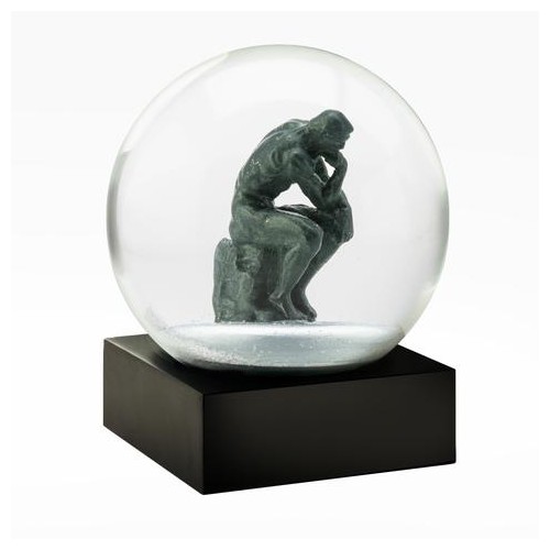 Snowglobe, The Thinker by Rodin (Cool Snow Globes)