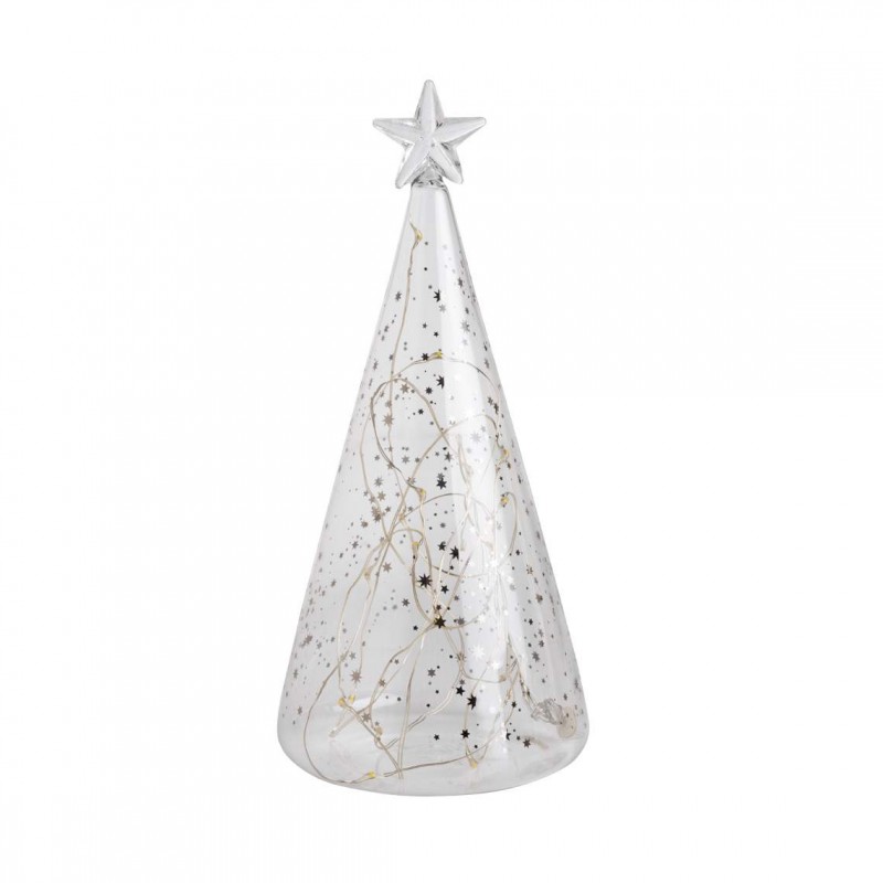 Bright Christmas tree, silver stars (Räder)