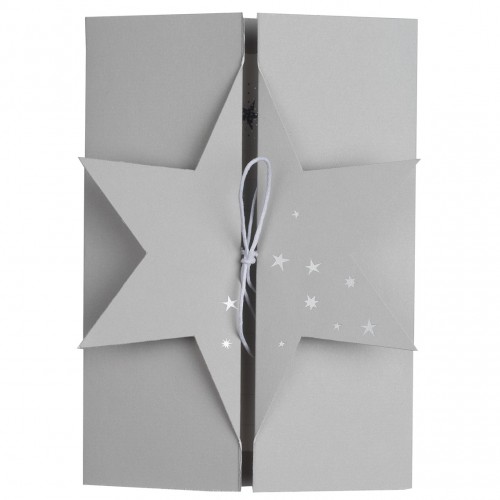 Christmas card with folding, Stars (Räder)