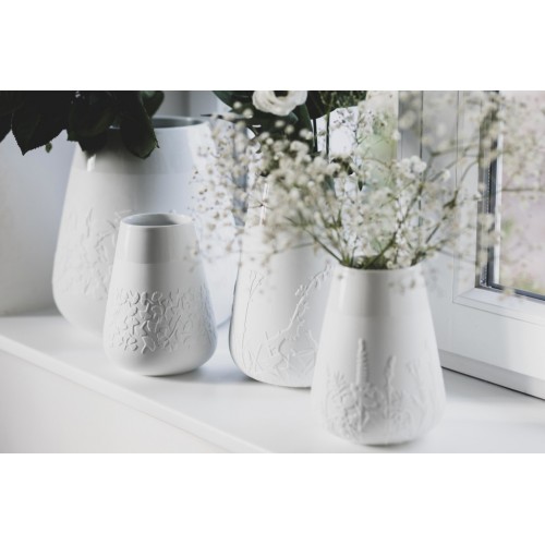 Vase en porcelaine, Feuilles de ginkgo (Räder)