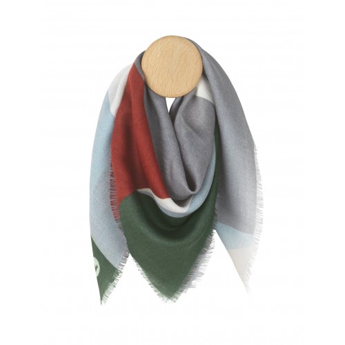 Rome scarf alpaca and silk greenish grey (Elvang Denmark)