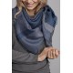 Milan scarf alpaca & silk blue (Elvang Denmark)