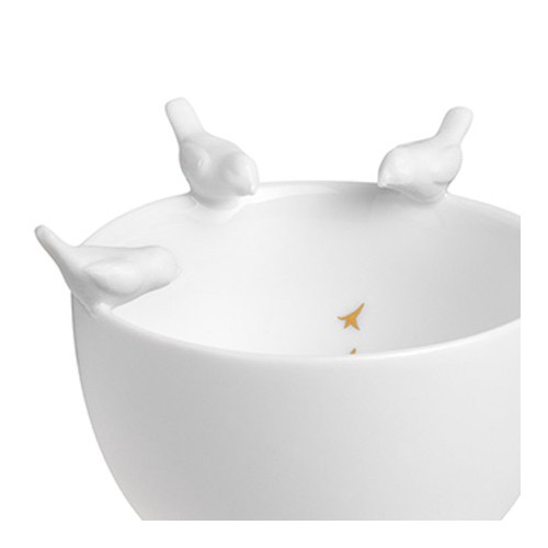 Little bowl 3 birds porcelain (Räder)