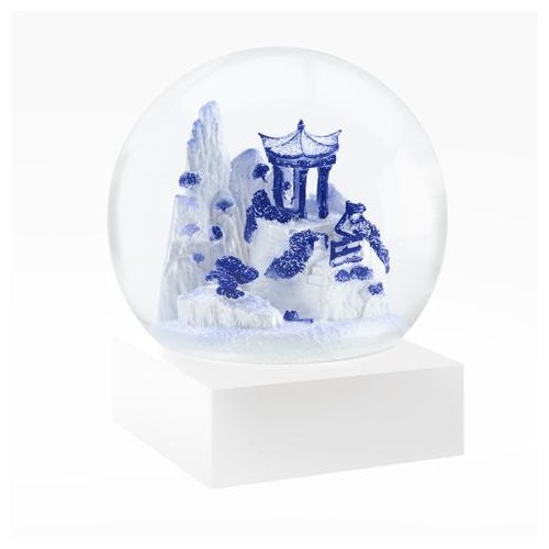 Boule à neige, Willow pattern (Cool Snow Globes)