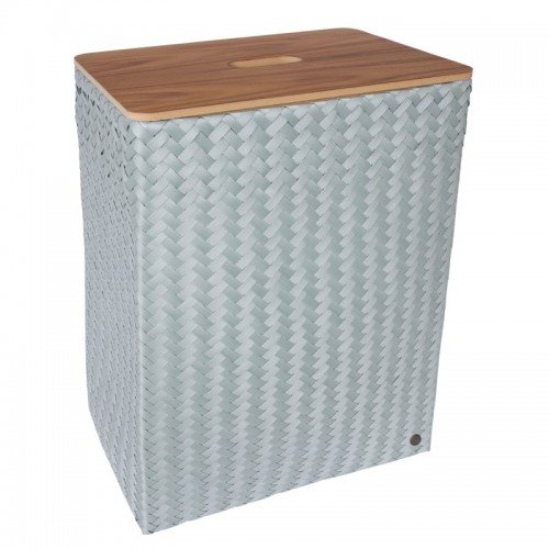 Laundry basket Grand superb 60, greenish grey (Handed by)