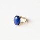 Bague ajustable Carmen Lapis Lazuli (Viadoli)