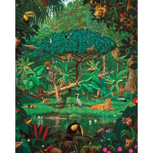 Puzzle 1000 p, Rainforest secrets (Pomegranate)