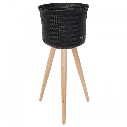 Basket for plant Up high, black (Handed By)