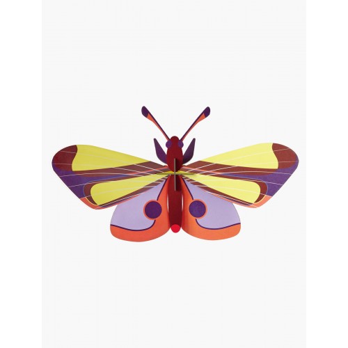 Déco murale, insecte Papillon violet (Studio ROOF)