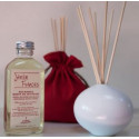 Fine fragrance diffused with stick of rattan
